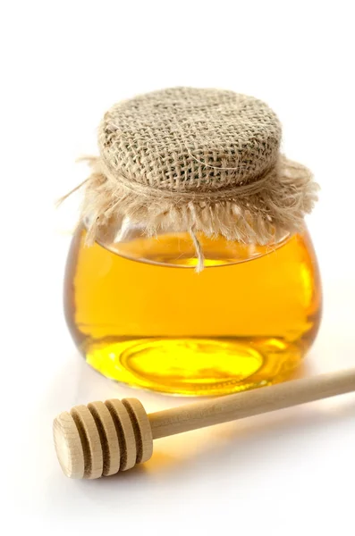 Aislamiento de miel en blanco — Foto de Stock