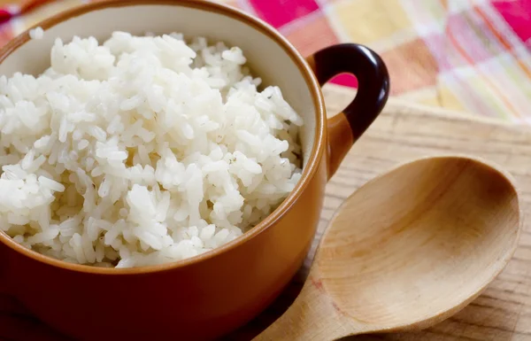 Kase içinde pirinç — Stok fotoğraf