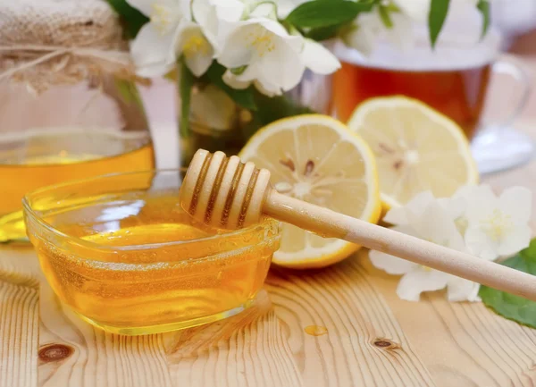 Honung och citron — Stockfoto
