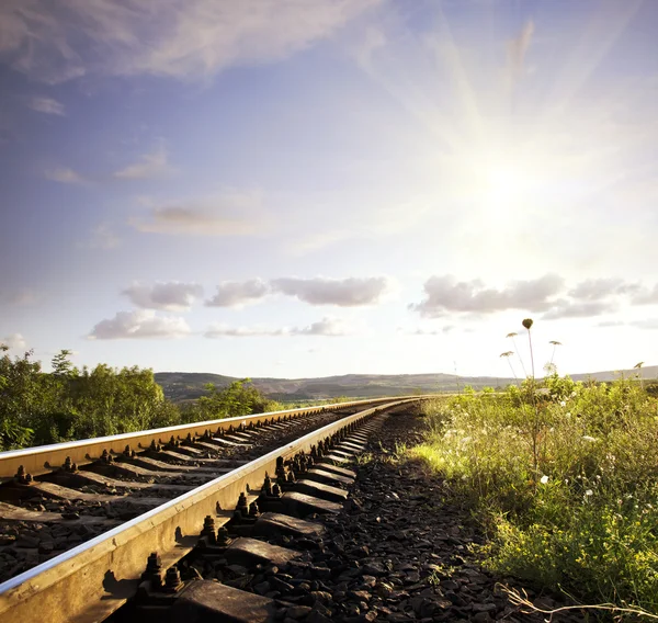 Железная дорога — стоковое фото