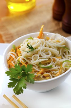Vegetable noodle clipart
