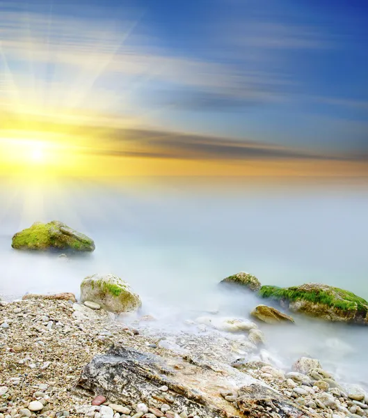 Zee en de zon — Stockfoto