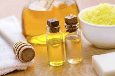 Oils for spa clipart