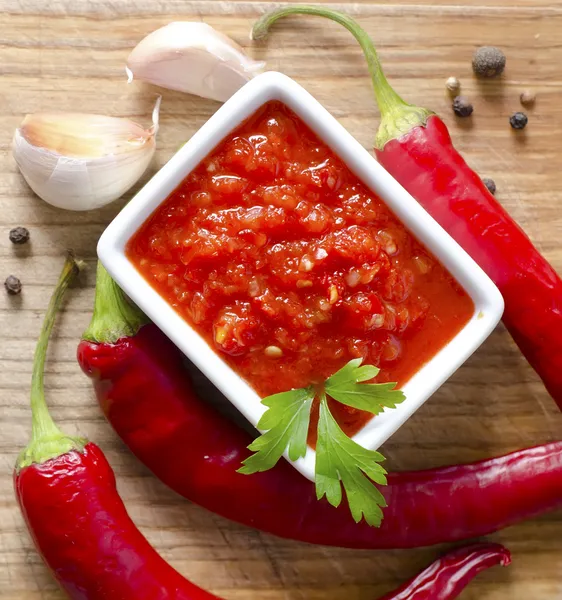 Sos chili — Zdjęcie stockowe