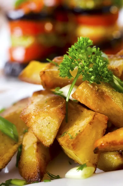 stock image Roasted potatoes