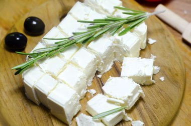 Feta cheese clipart