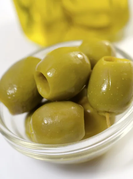 Zielonych oliwek — Zdjęcie stockowe
