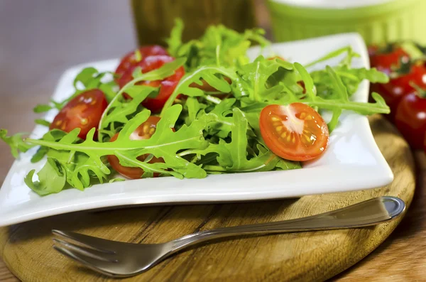 Salad in plate — Stock Photo, Image