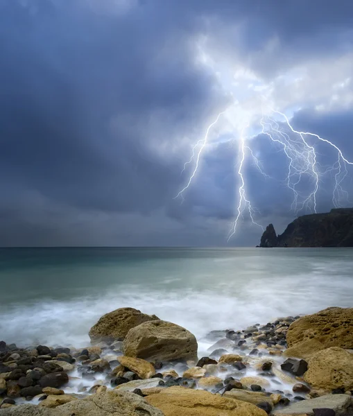 Vihar a tengeren — Stock Fotó