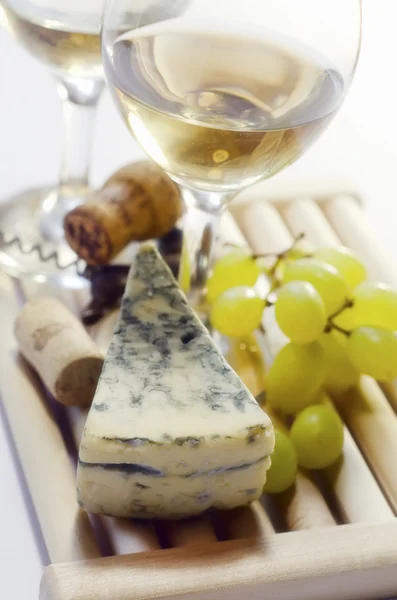 stock image Cheese and wine