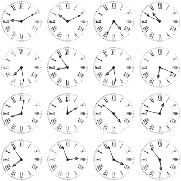 Sfondo orologi — Vettoriale Stock