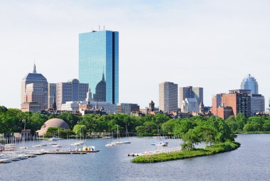 Boston skyline clipart
