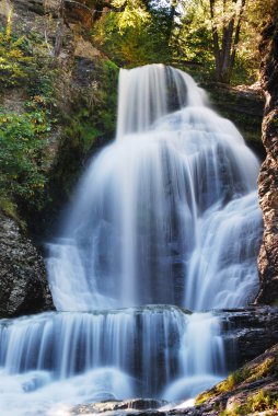 Autumn waterfall clipart