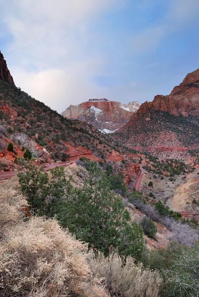 Zion National Park in winter — Stock Photo, Image