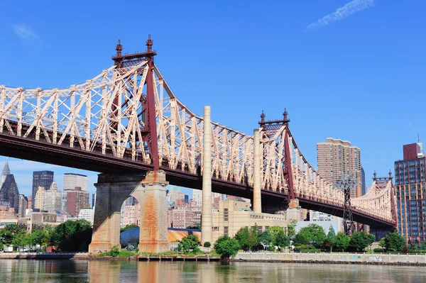 New Yorks queensborough bridge — Stockfoto