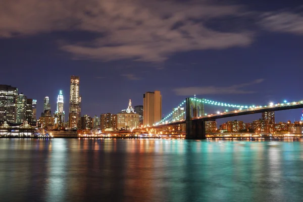 Ponte Manhattan Brooklyn em Nova York — Fotografia de Stock