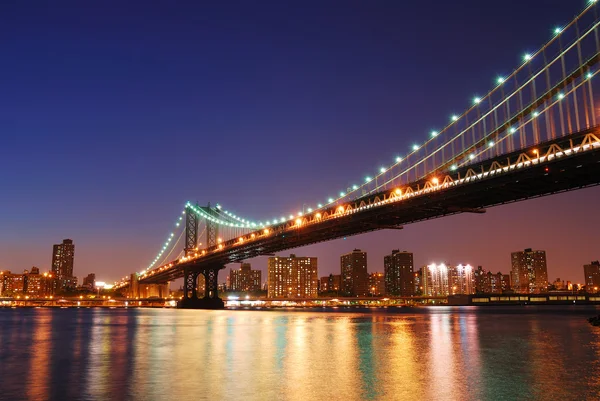 Nowym Jorku manhattan bridge — Zdjęcie stockowe