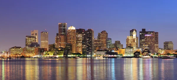 Boston centre-ville au crépuscule — Photo