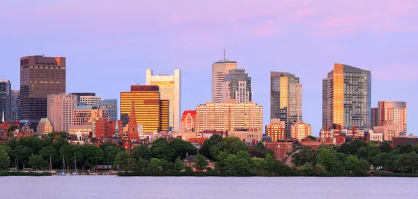 Boston manzarası panorama — Stok fotoğraf