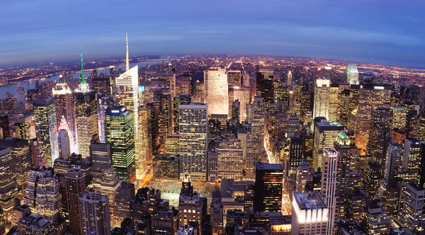 New Yorks manhattan times square natt — Stockfoto