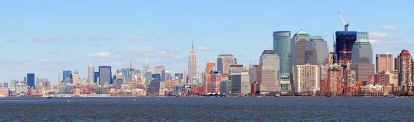New York City Manhattan downtown skyline panorama — Stock Photo, Image