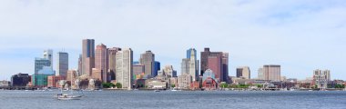 Boston panorama clipart