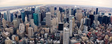 New York City manhattan panorama clipart