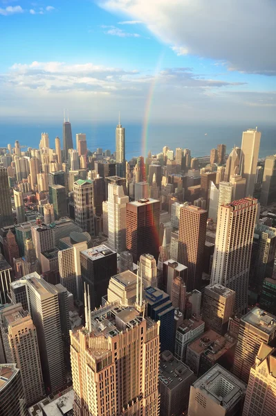 Вид с воздуха Чикаго — стоковое фото