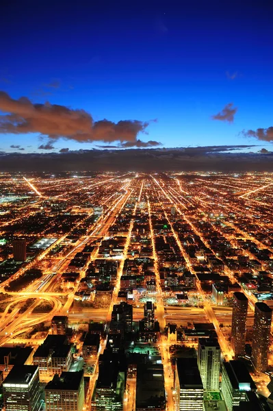 Chicago at dusk — Stock Photo, Image