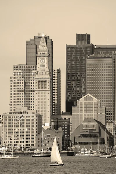 Boston in schwarz und weiß — Stockfoto