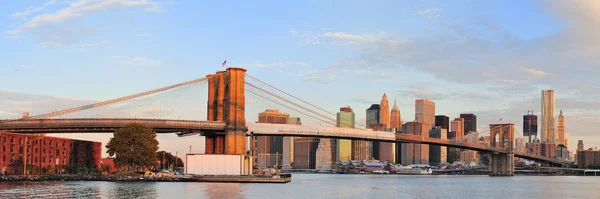 Nova Iorque Panorama de Manhattan — Fotografia de Stock