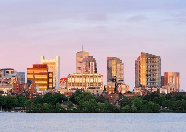 Puesta de sol de Boston — Foto de Stock