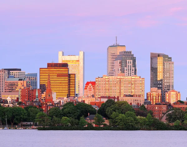 Boston skyline panorama — Stockfoto