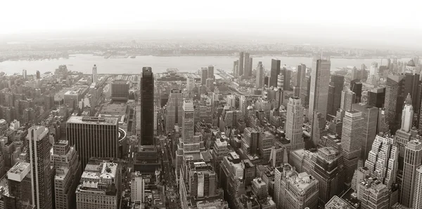 Nowym Jorku manhattan panoramę Widok panoramy — Zdjęcie stockowe