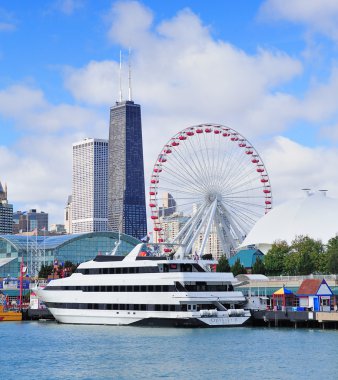 Chicago Navy Pier clipart