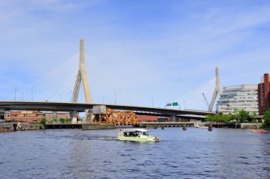 Boston Leonard P. Zakim Bunker Hill Memorial Bridge clipart