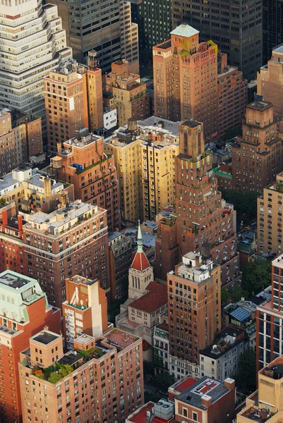 New York'un manhattan havadan görünümü — Stok fotoğraf