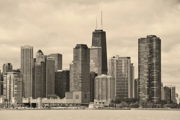 Stadtsilhouette von Chicago — Stockfoto