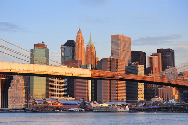 New Yorks brooklyn bridge — Stockfoto