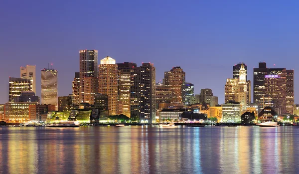 Boston downtown urban skyline — Stock Photo, Image