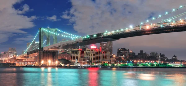 Brooklyn bridge in New York City — Stock Photo, Image