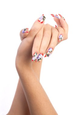 Beautiful nails clipart