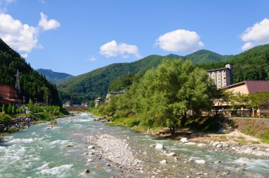 Achi köy içinde nagano, Japonya