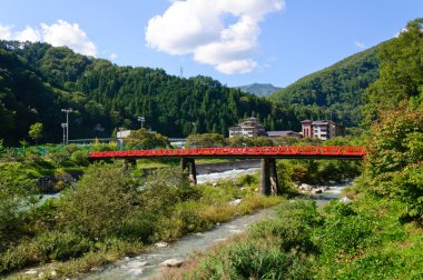 Achi köy içinde nagano, Japonya