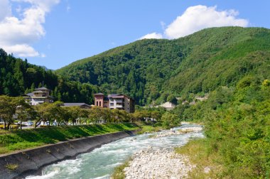 Achi köy içinde nagano, Japonya