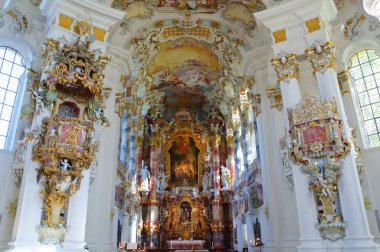 Pilgrimage Church of Wies clipart