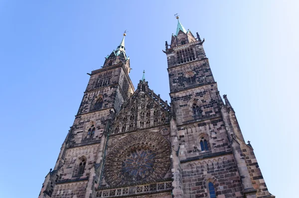 Eglise St. Lorenz à Nuremberg, Allemagne — Photo
