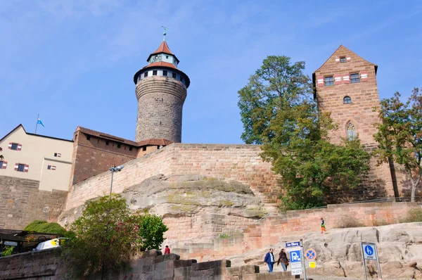 Nuremberg Kalesi (Kaiserburg) — Stok fotoğraf