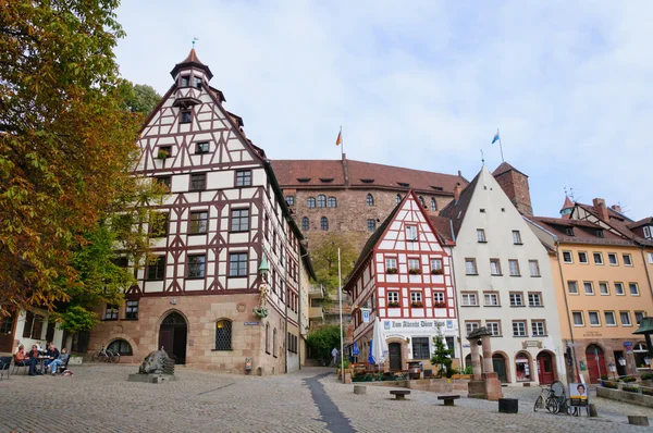 Gamla stan i Nürnberg, Tyskland — Stockfoto