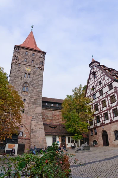 Cidade velha de Nuremberga, Alemanha — Fotografia de Stock